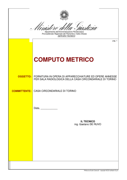 Stima lavori impiantistici