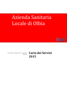 La Carta dei servizi 2015 [file]