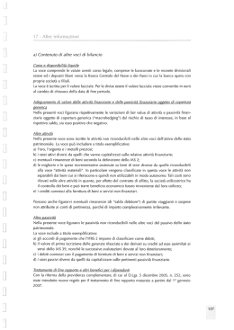 a) Contenuto di altre voci di bilancio Cassa e disponibilità liquide