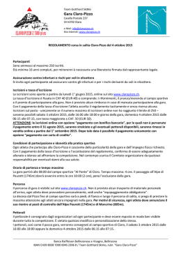Documenti/Regolamento/Roadbook