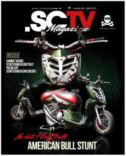 Page 1 46 Ao&ucirc;t 2013 numero Www.soootercrew.tv what about you