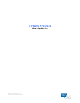 Manuale Contabilit&agrave; Finanziaria