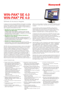 WIN-PAK® SE 4.0 WIN-PAK® PE 4.0
