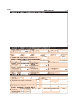 SEZIONE | - REDDTn_D_I_ qu9_|10 DIPENDENTE E ASSIMILATI
