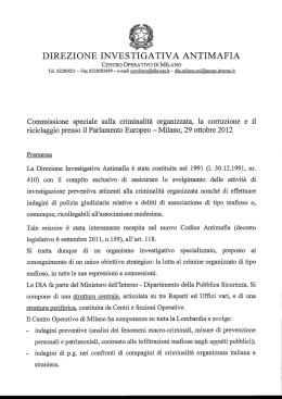 DIREZIONE INVESTGATIVA ANTIMAFIA