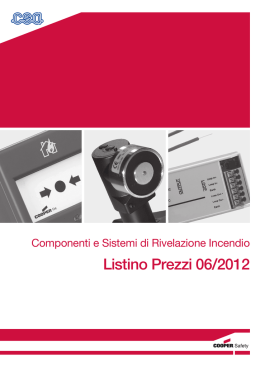 Listino Prezzi 06/2012 - DST :: Distribuzione Sistemi Tecnologici