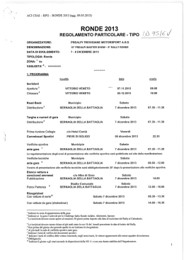 REGOLAMENTO PARTICQLARE -TIPO 575 [a 0