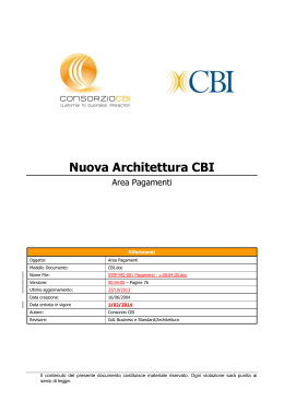 Nuova Architettura CBI