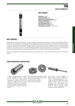 scheda tecnica - DAB Pumps S.p.A.