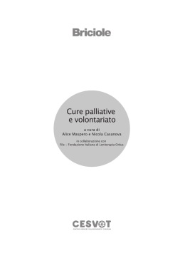 Cure palliative e volontariato