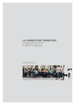 ISTAT, Rapporto annuale, 2015, CAP. 5 La varietà dei territori