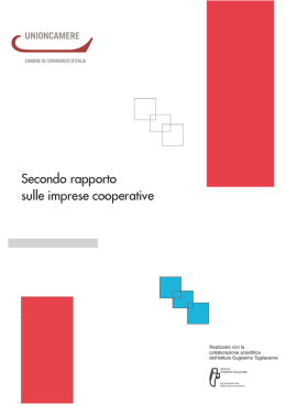 Secondo rapporto sulle imprese cooperative