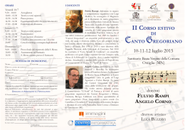 Brochure Corso estivo 2015 - Accademia Corale "Teleion"