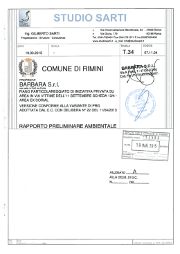 STUDIO SARTI - Comune di Rimini