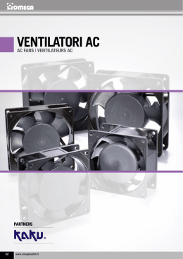 VENTILATorI Ac - OMEGA FUSIBILI