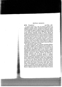 NOTAI IGNOTI [411] Unnumbered. 19th May 1381.