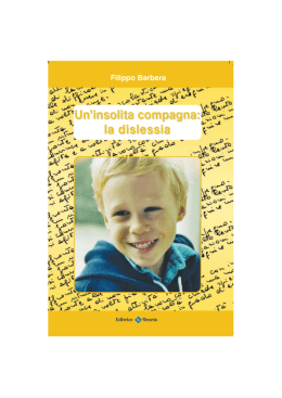 Un`insolita compagna: la Dislessia