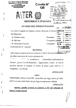 sentenza n. 95/2012