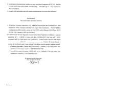 ` considerata la documentazione regolare per poter procedere al