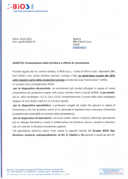 offerta di convenzione