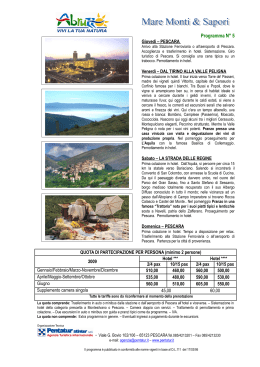 Programma N° 5 - Abruzzo Promozione Turismo