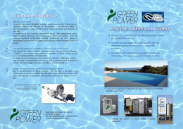 Brochure Ozono per piscine