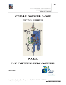 P.A.E.S. - Covenant of Mayors