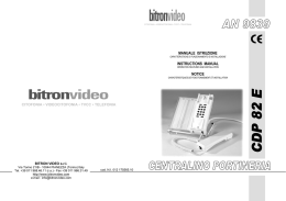 manuale istruzione instructions manual notice