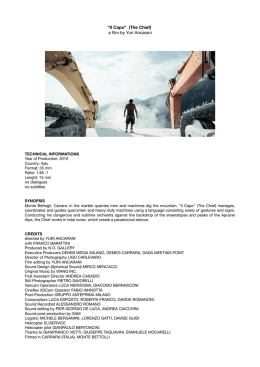 &ldquo;Il Capo&rdquo; (The Chief) a film by Yuri Ancarani