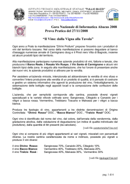 seconda prova - Tullio Buzzi