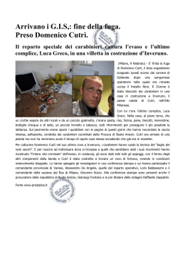 www.prealpina.it, 9 febbraio, arrestato Domenico Cutrì
