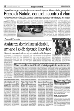 Nel mirino le nuove leve della cosca dei Longobardi