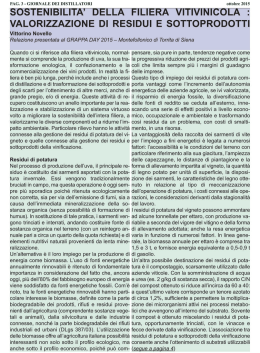 VALORIZZAZIONE Dl RESIDUI E SOTTOPRODOTTI