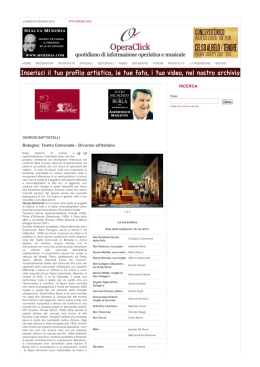 OperaClick Recensione Divorzio all`italiana