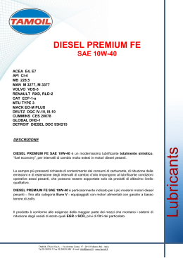 diesel premium fe sae 10w-40
