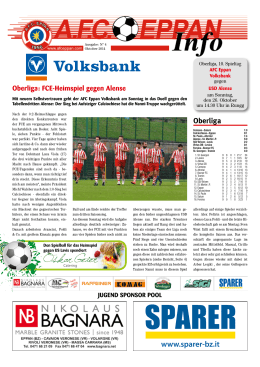 Saison 2014/2015 - AFC Eppan Homepage