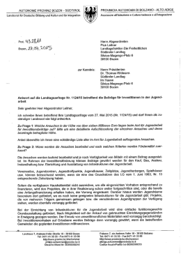 Bozen. 29_0Ä „l0]\€ Landtagsfraktion Die Freiheitlichen