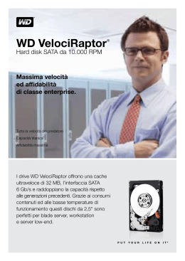 WD VelociRaptor® 10,000 RPM SATA Hard Drives