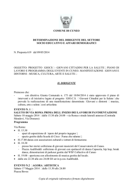 Manifestazione giovani e dintorni