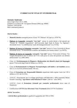 del curriculum PDF