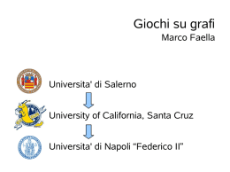Introduzione ai giochi su grafi