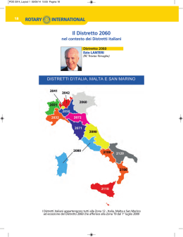 Il Distretto 2060