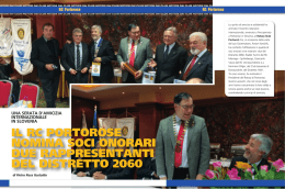 Il Rotary Club Portorose nomina soci onorari due rappresentanti del