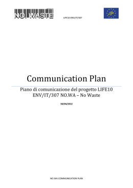 NOWA_Communication_Plan - no.waste