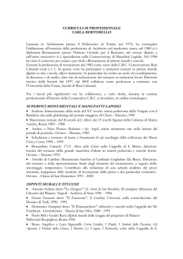 superfici monumentali e manufatti lapidei dipinti murali e stucchi