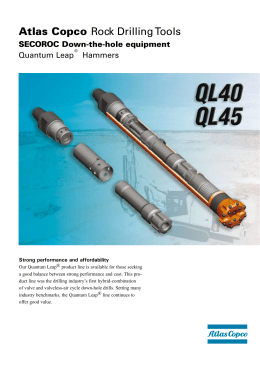Atlas Copco Rock Drilling Tools
