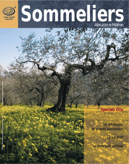 Sommeliers Abruzzo e Molise speciale Olio SOL 2007