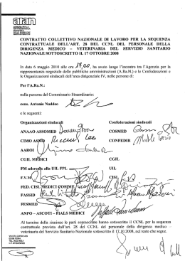 CCNL Area Medica 6 5 2010