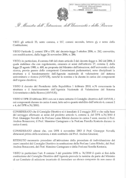 decreto n.328 del 6 giugno 2015 - Anvur
