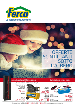 OFFERTE SCINTILLANTI SOTTO L`ALBERO